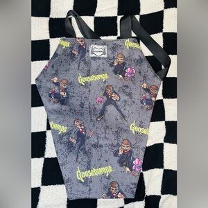 Coffin shape tote bag